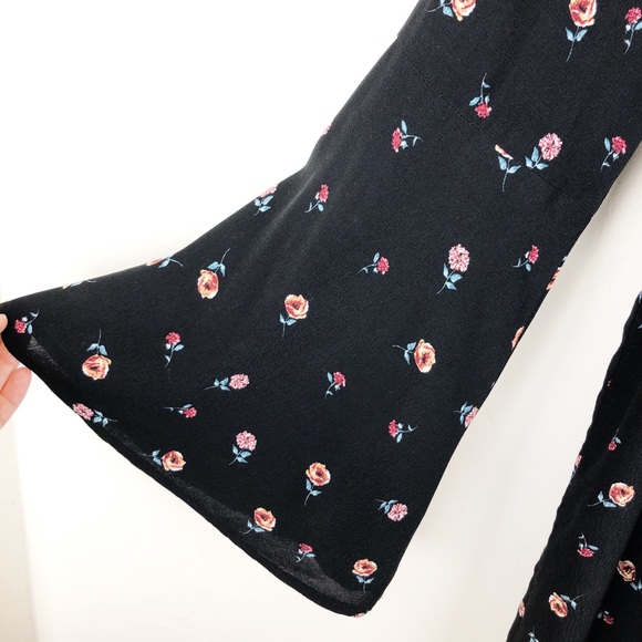 EVERLY✨Boho Floral Midi Dress sz L - Picture 5 of 8